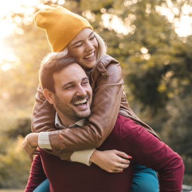 Smiling family